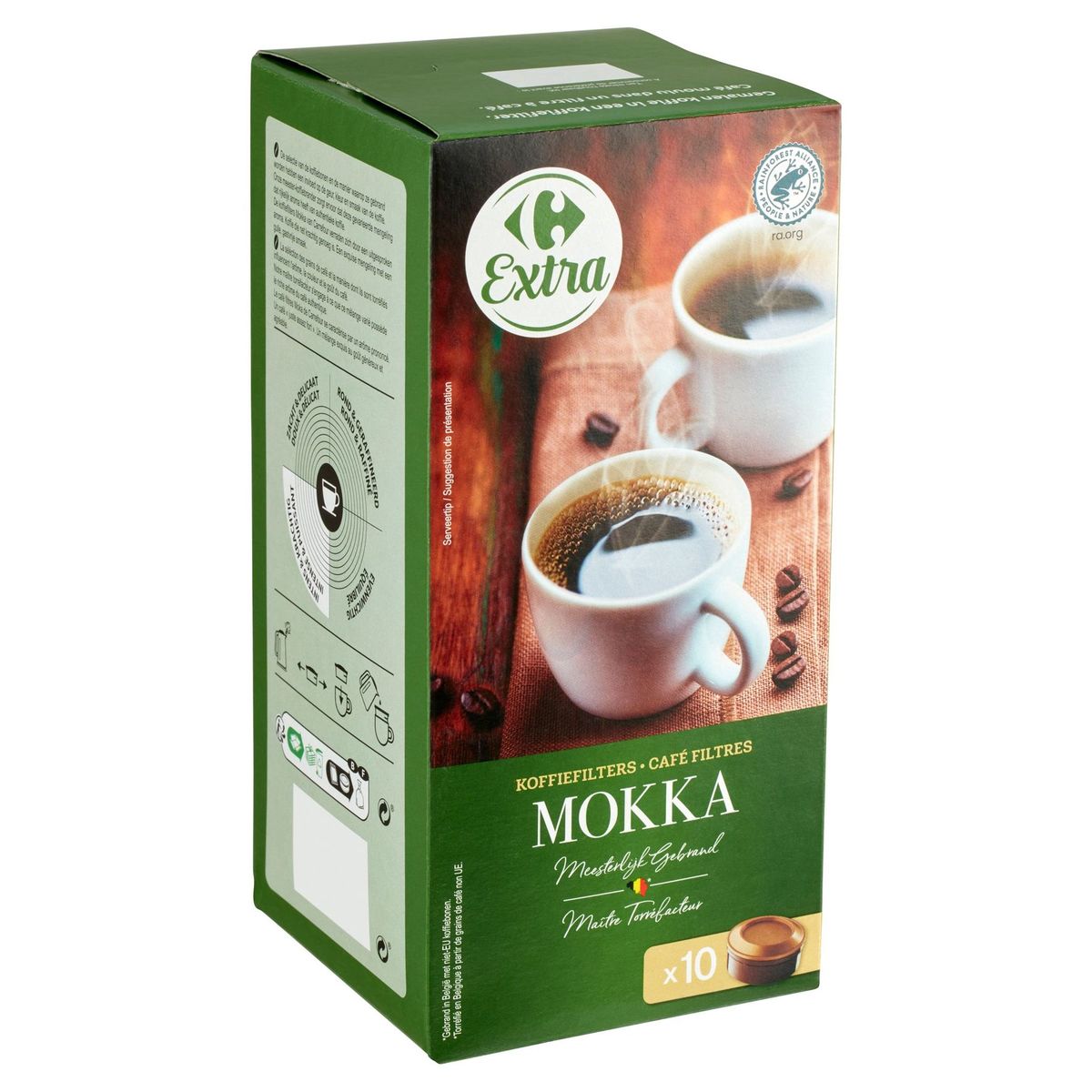 Carrefour Extra Koffiefilters Moka 10 Stuks 75 g