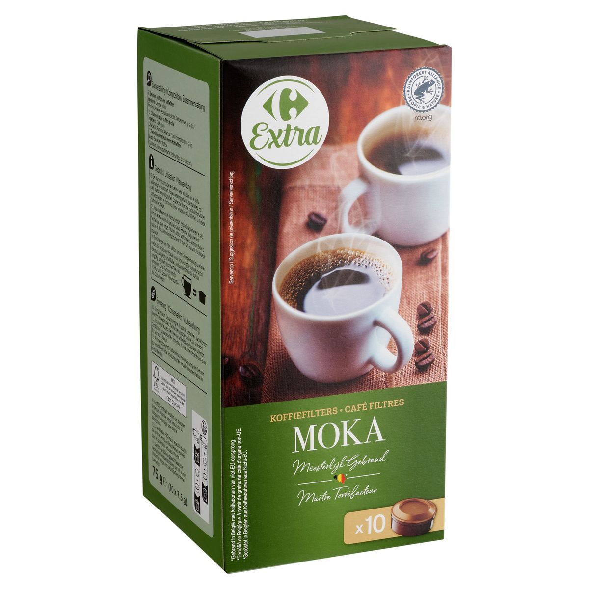 Carrefour Extra Café Filtres Moka 10 Pièces 75 g