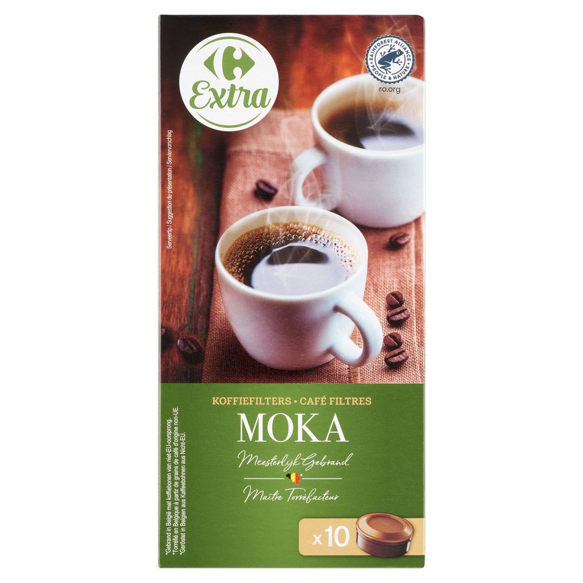 Carrefour Extra Café Filtres Moka 10 Pièces 75 g