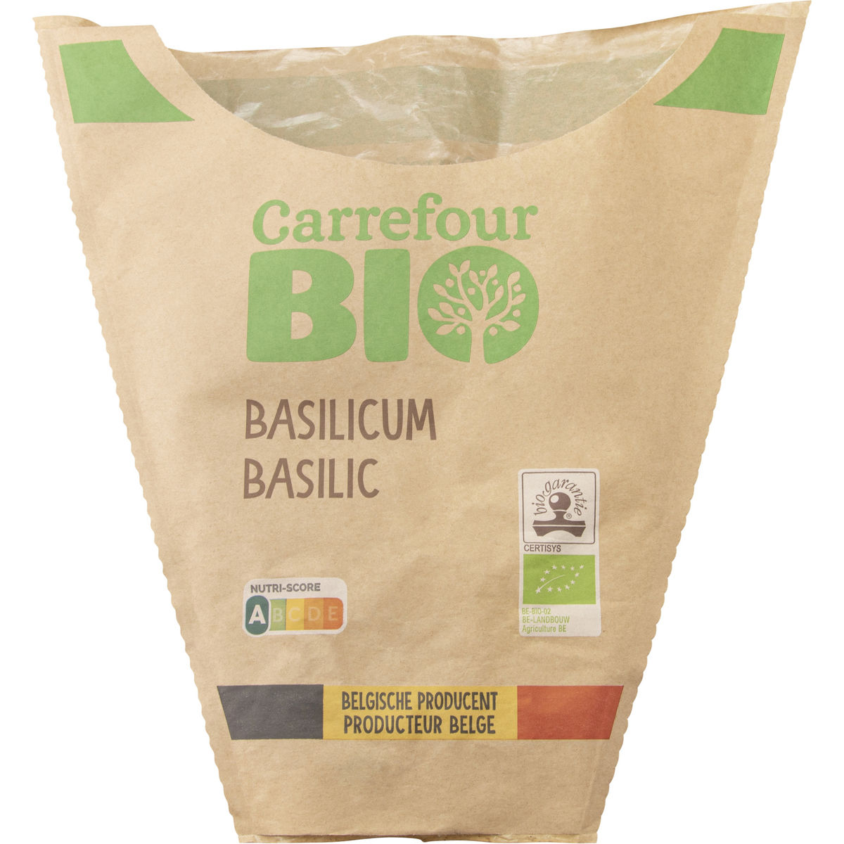 Carrefour Bio Basilic en pot
