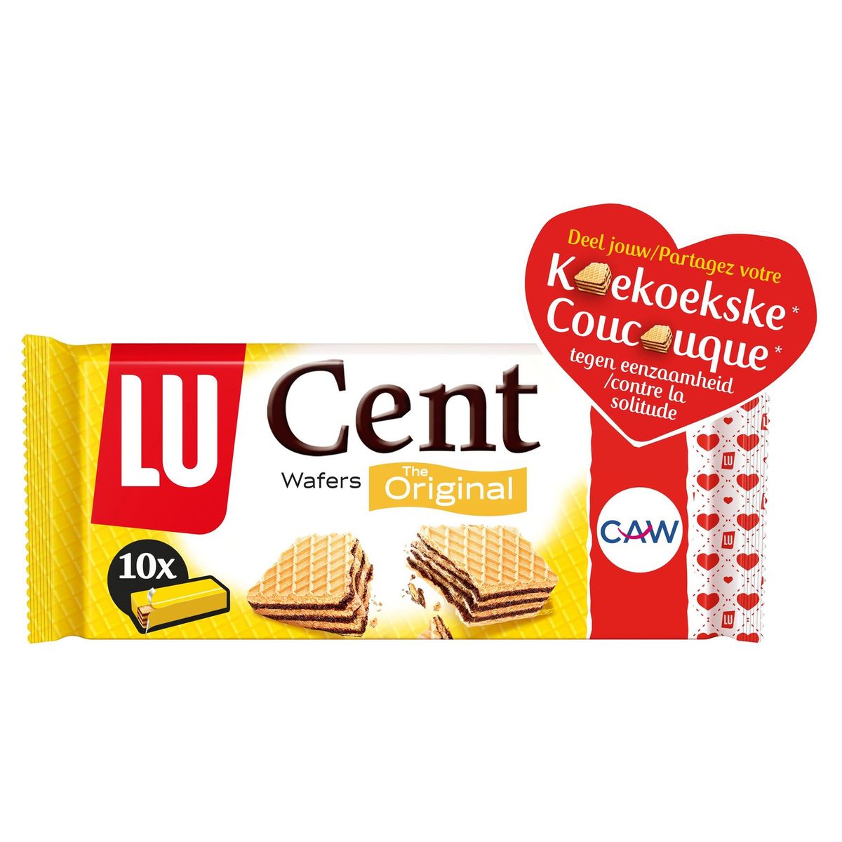LU Cent Wafers Chocolade Wafels Koeken 10 stuks 450 g