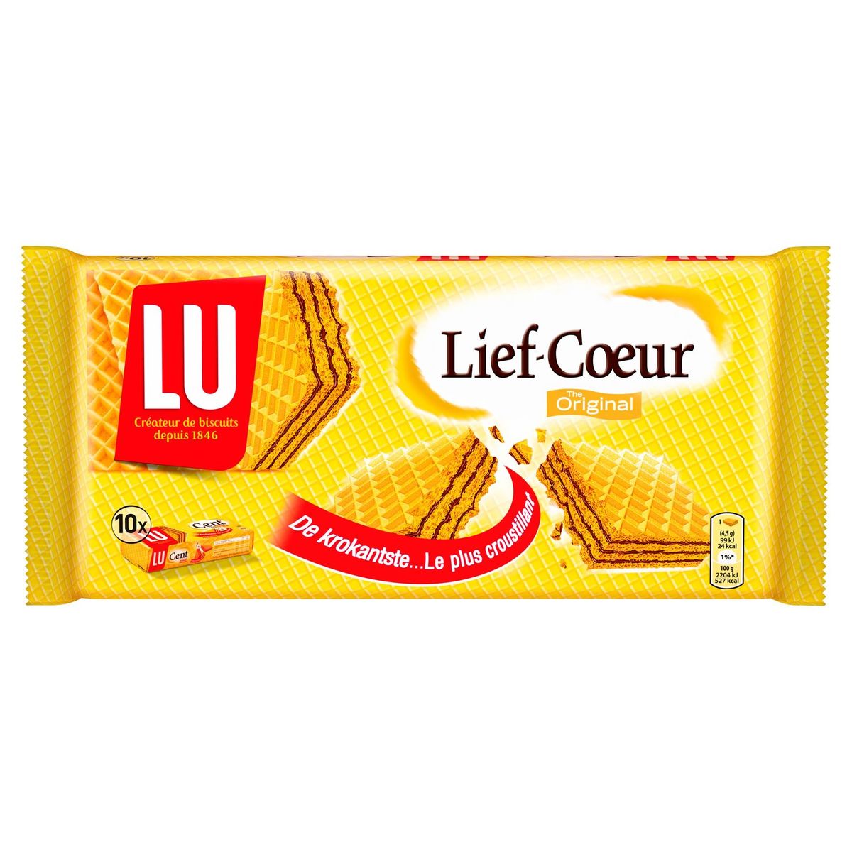 LU Cent Wafers Chocolade Wafels Koeken 10 stuks 450 g