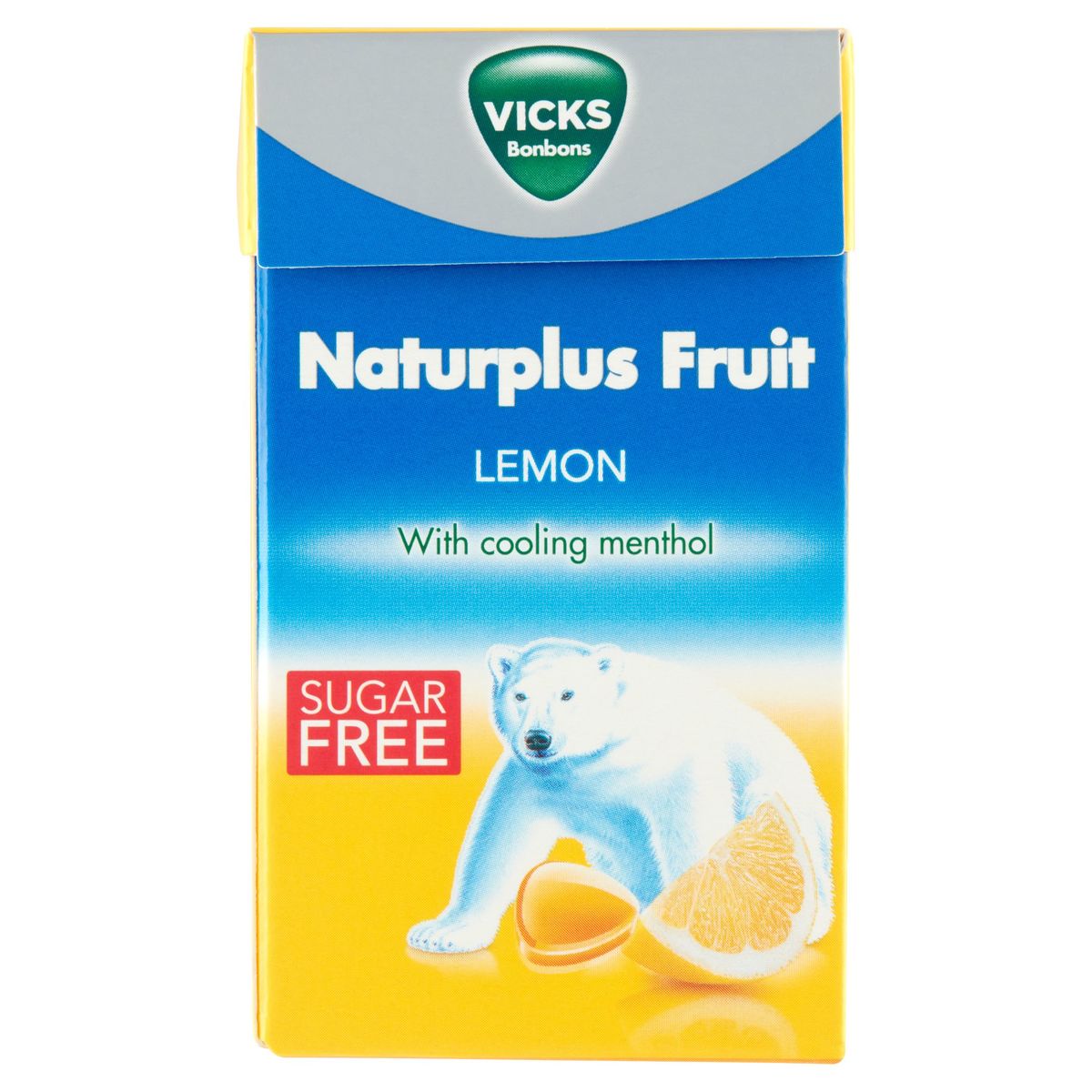 Vicks Bonbons Naturplus Fruit Lemon Sugar Free 40 g