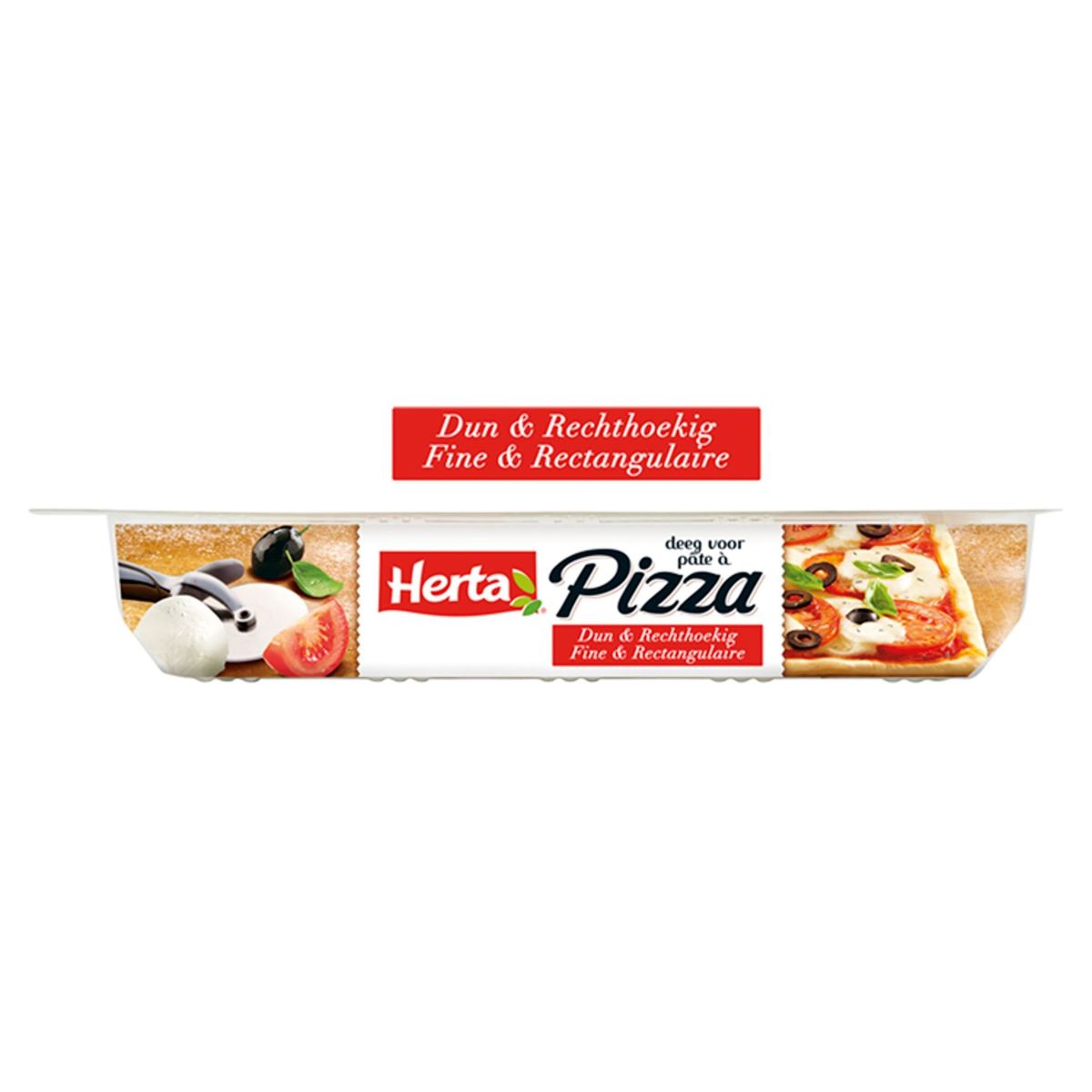 HERTA Pâte à Pizza Rectangulaire 385 g