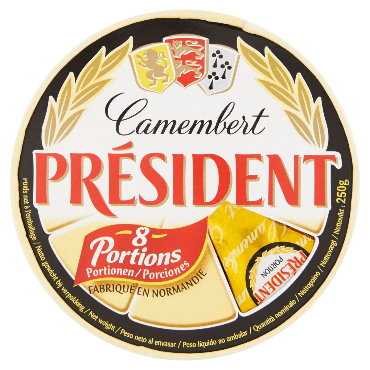 CAMEMBERT HAUTE MARQUE 250G 50% PRESIDENT