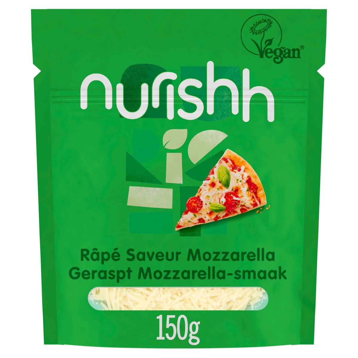 Nurishh Râpé Saveur Mozzarella 150 g