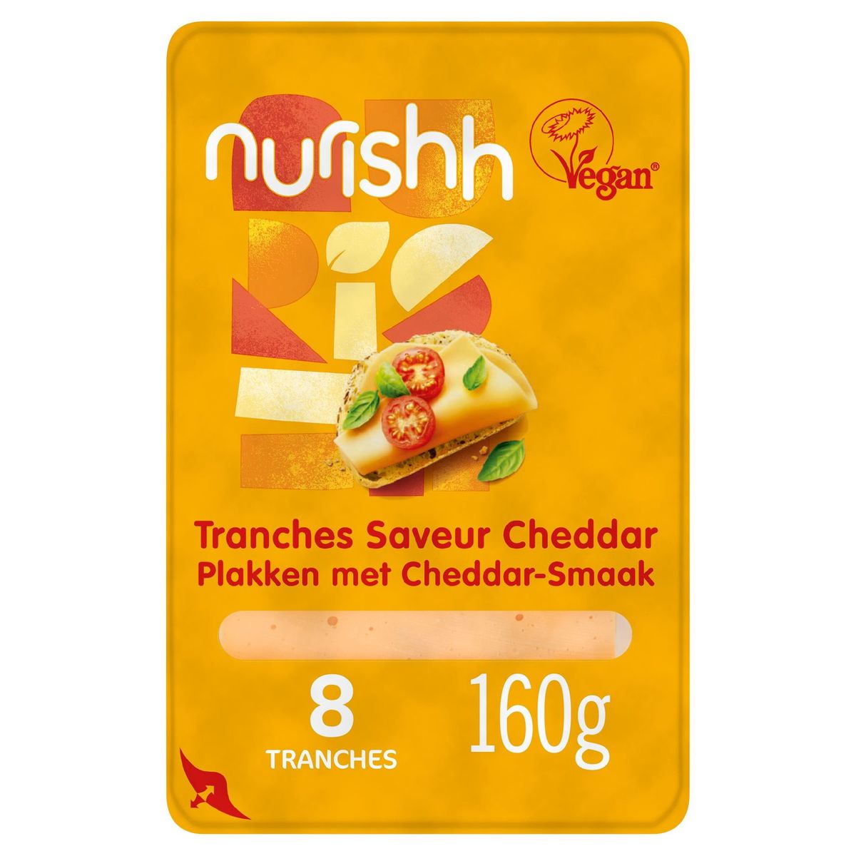 Nurishh Tranches Saveur Cheddar 160 g