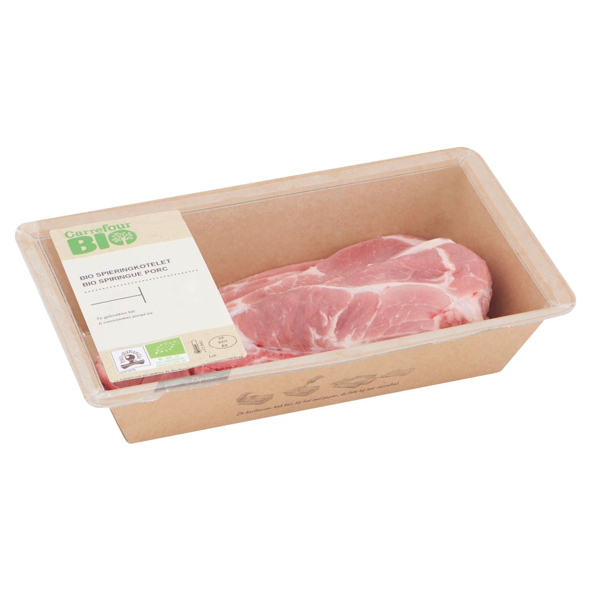 Carrefour Bio Spiringue Porc 0.210 kg