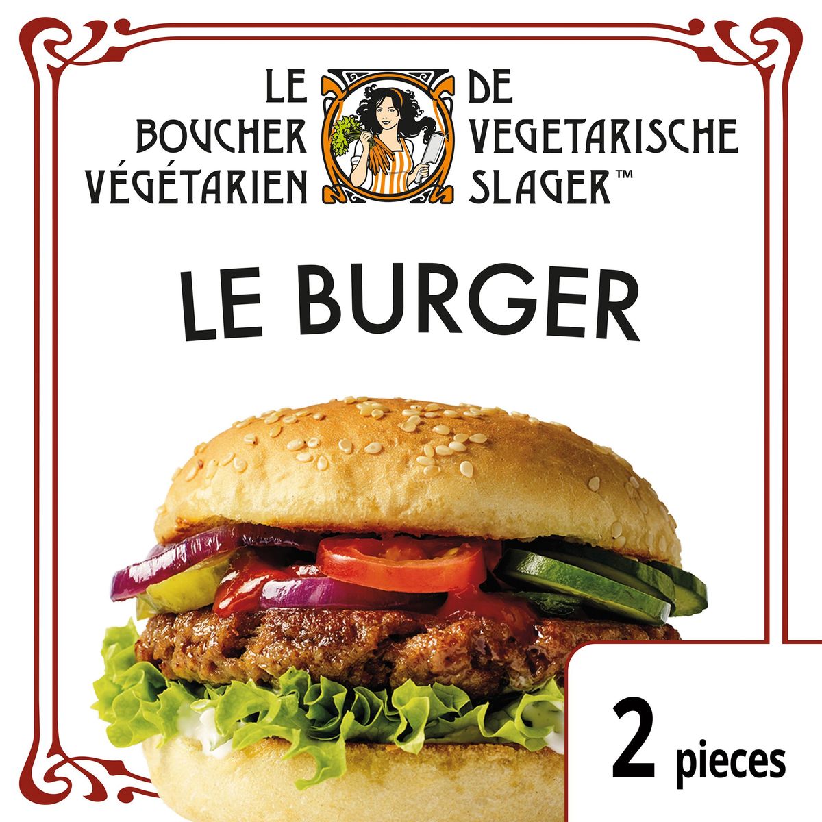 De Vegetarische Slager Vegetarische burger Le Burger 160 g