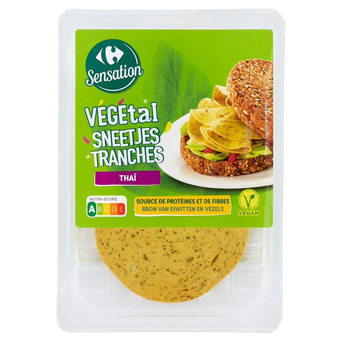 Carrefour Sensation Végétal Tranches Thaï 100 g
