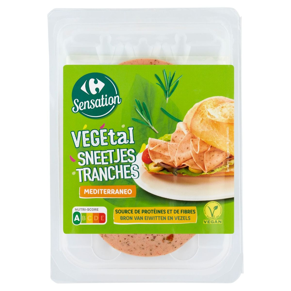 Carrefour Sensation Végétal Tranches Mediterraneo 100 g