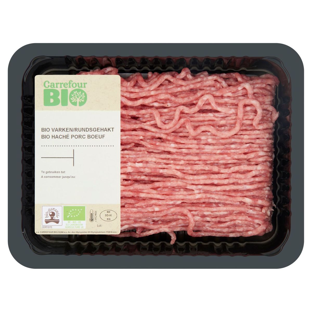 Carrefour Bio Haché Porc Boeuf