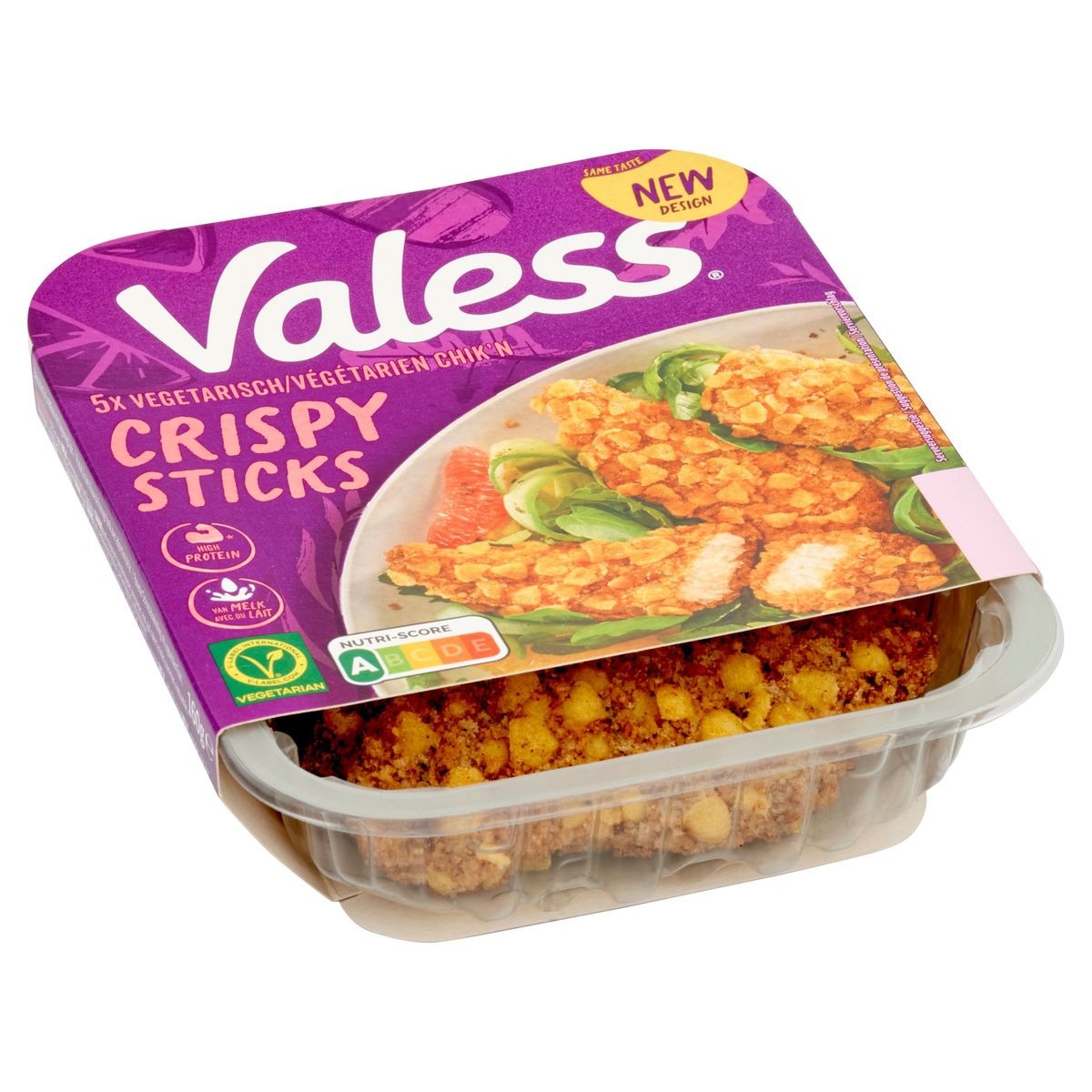Valess Vegetarisch Chik'n Crispy Sticks 5 Stuks 160 g