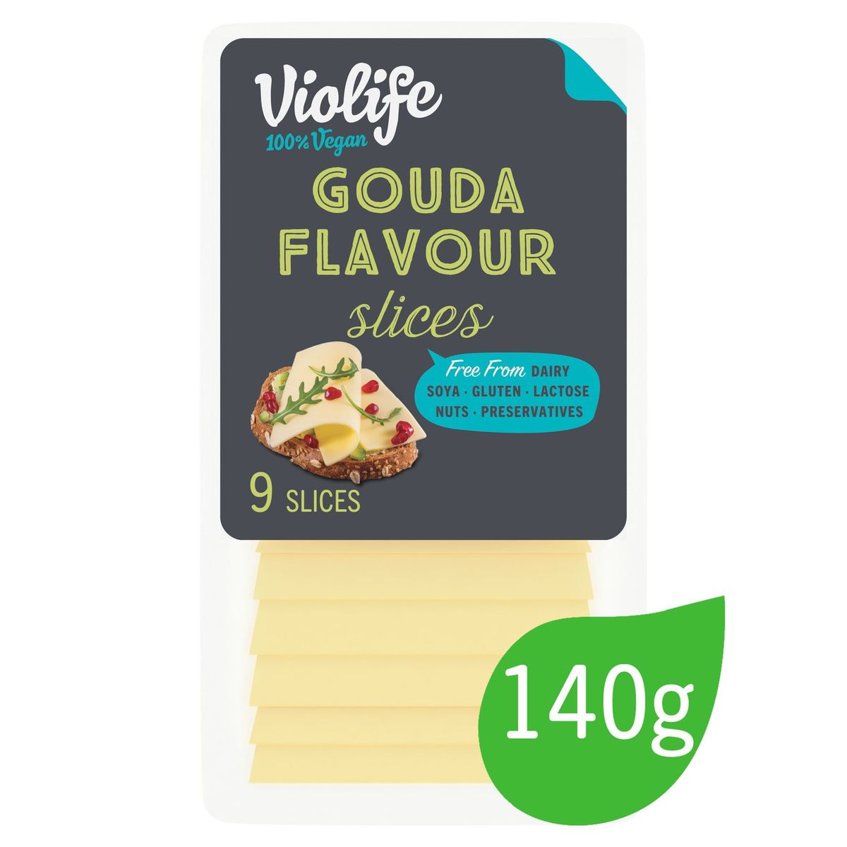 Violife Gouda Flavour Slices 9 140 g