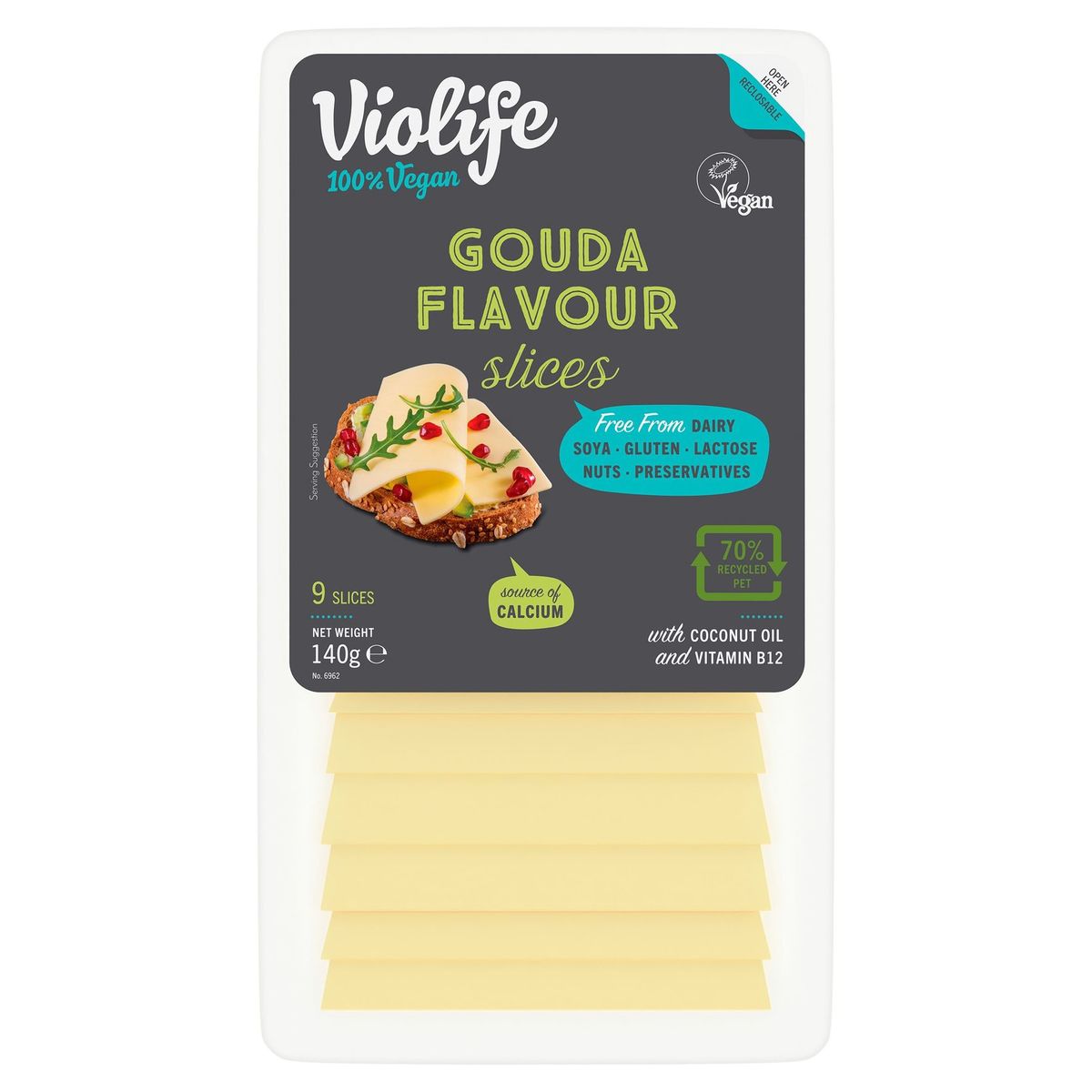 Violife Gouda Flavour Slices 9 140 g
