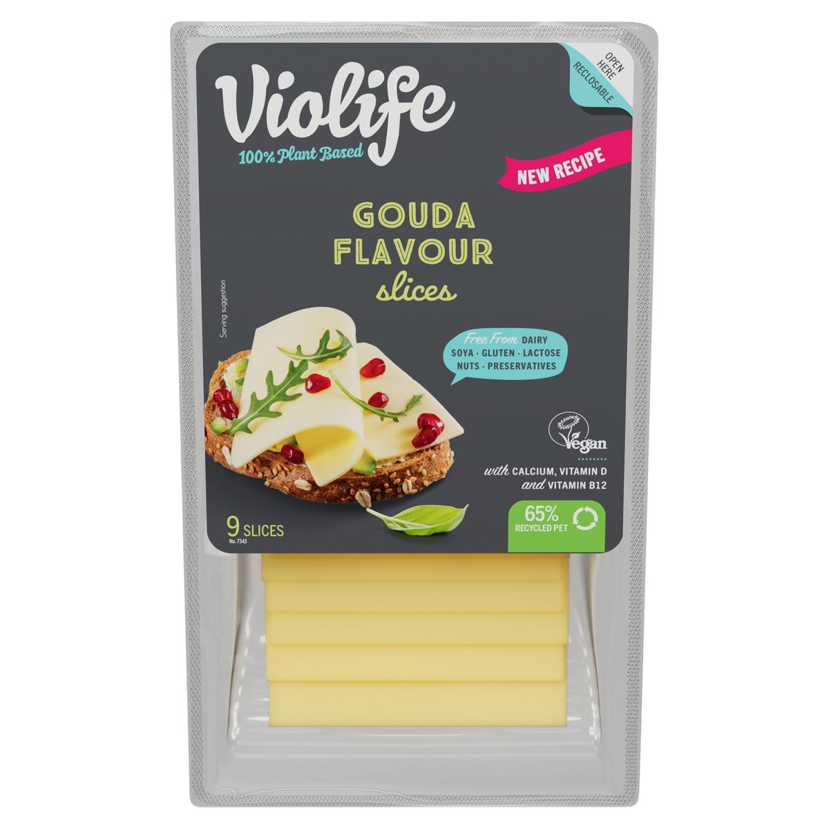 Violife Gouda Flavour Slices 9 Tranches 140 g