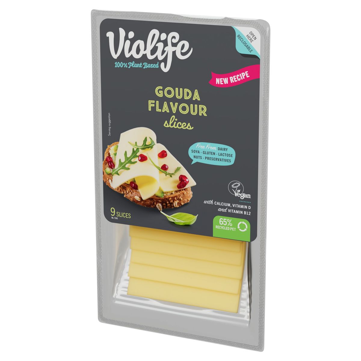 Violife Gouda Flavour Slices 9 Tranches 140 g