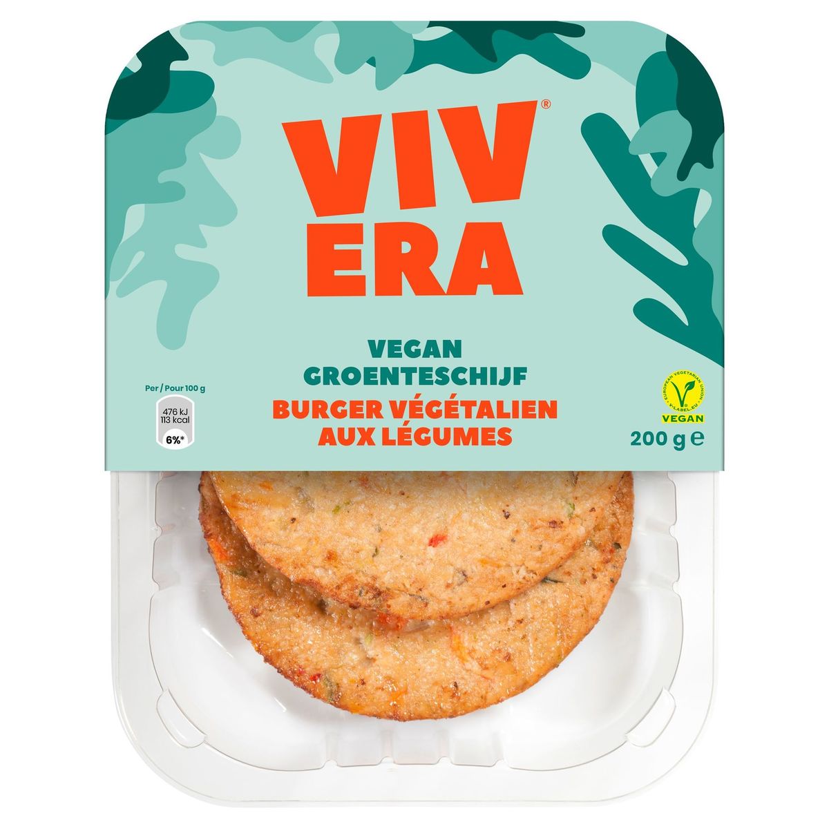 Vivera Burger Végétalien aux Légumes 200 g