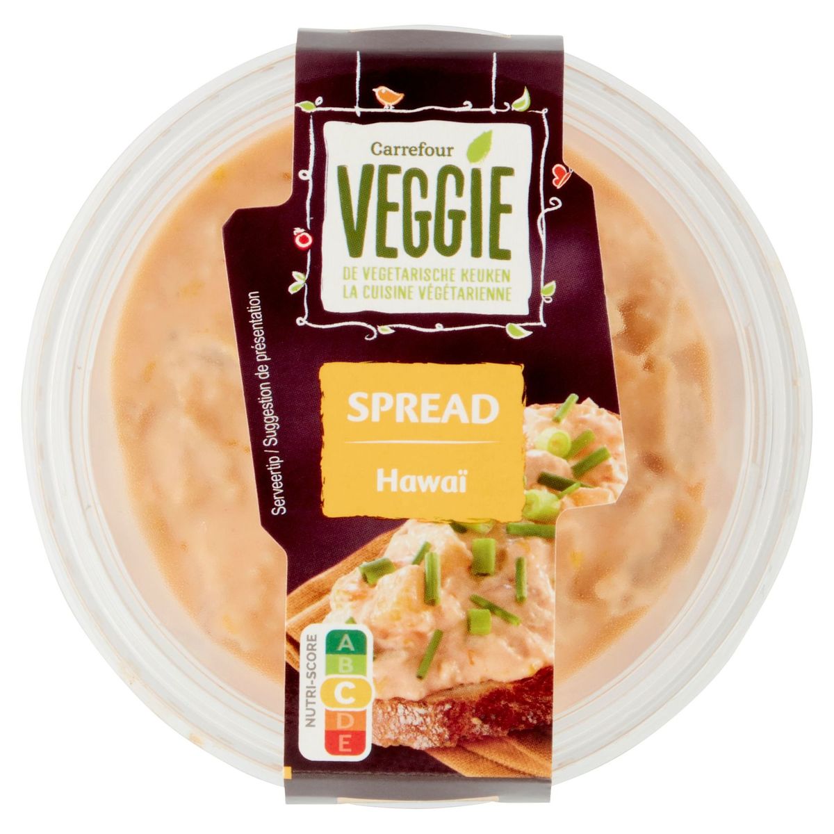 Carrefour Veggie la Cuisine Végétarienne Spread Hawaï 150 g