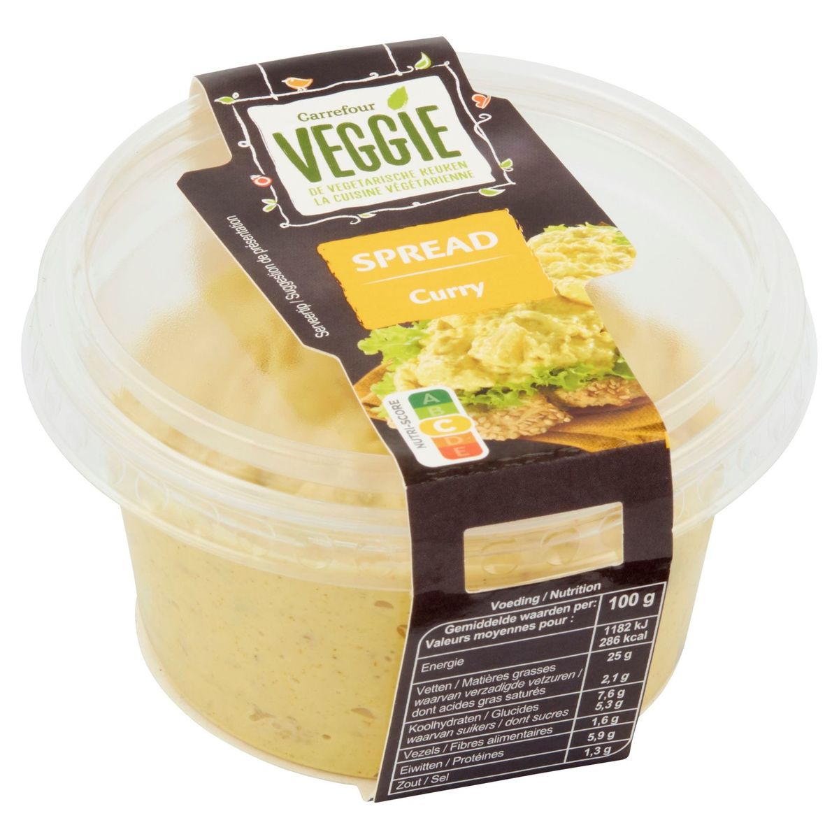 Carrefour Veggie Spread Curry 150 g