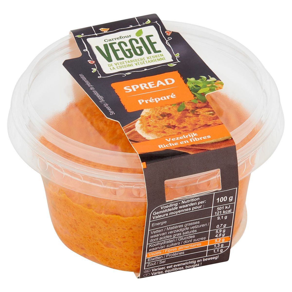 Carrefour Veggie Spread Préparé 150 g