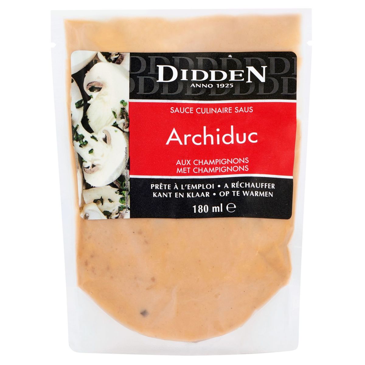 Didden Culinaire Saus Archiduc met Champignons 180 ml