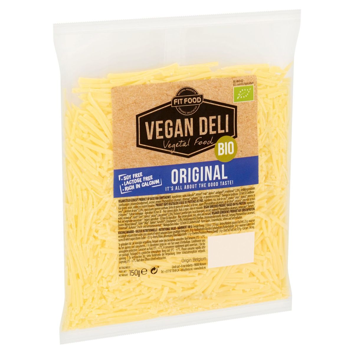 Fit Food Vegan Deli Bio Original 150 g