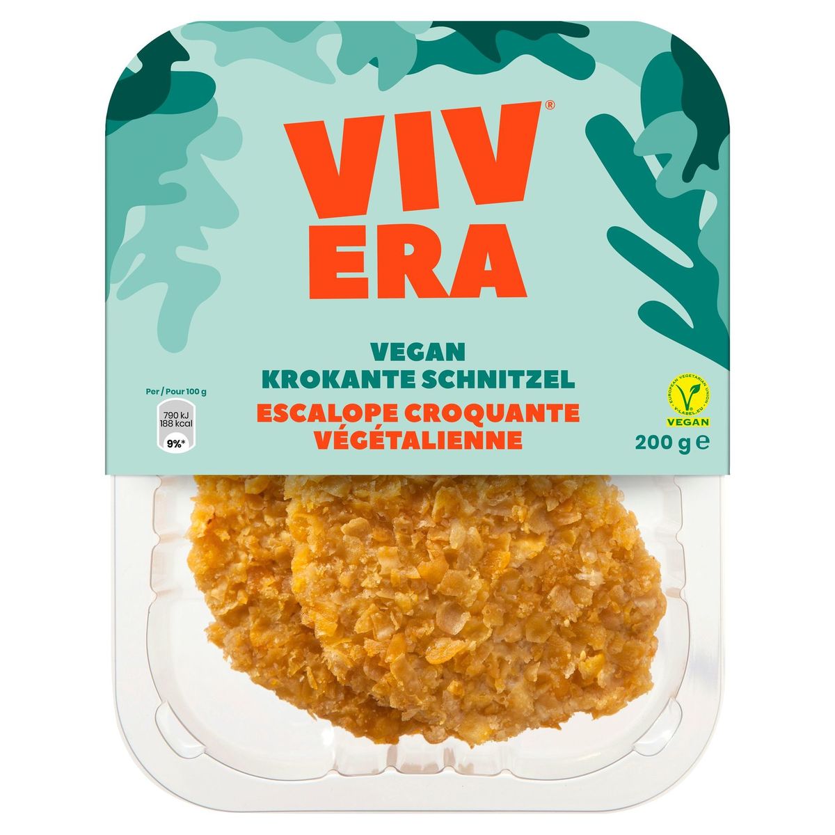 Vivera Vegan Krokante Schnitzel 200 g