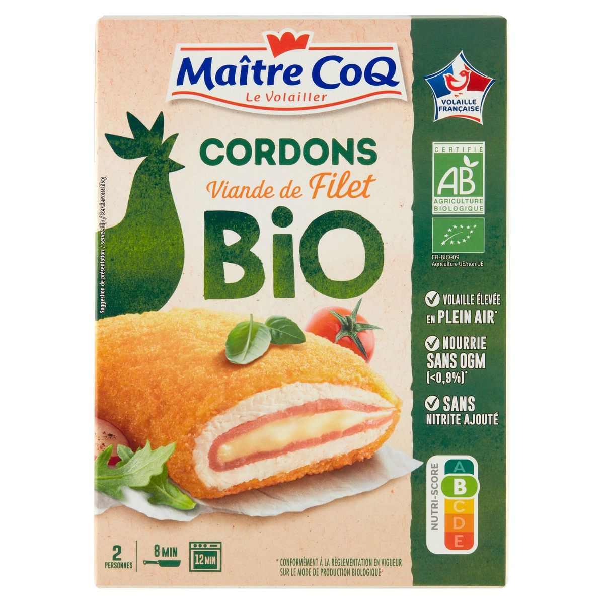 Maître CoQ Bio Cordon van Hoevegevogelte 2 Stuks 200 g