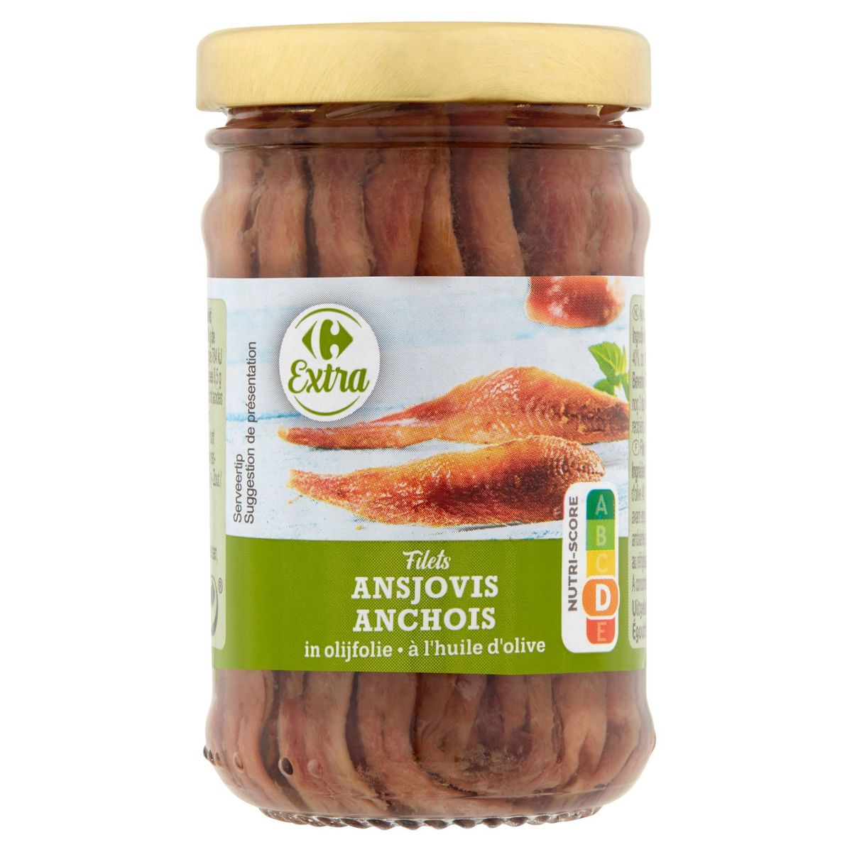 Carrefour Extra Filets Anchois à l'Huile d'Olive 100 g