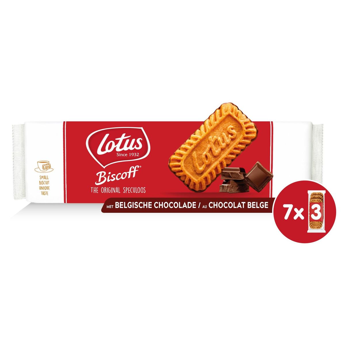 Lotus Biscoff Speculoos au chocolat 7x22 g