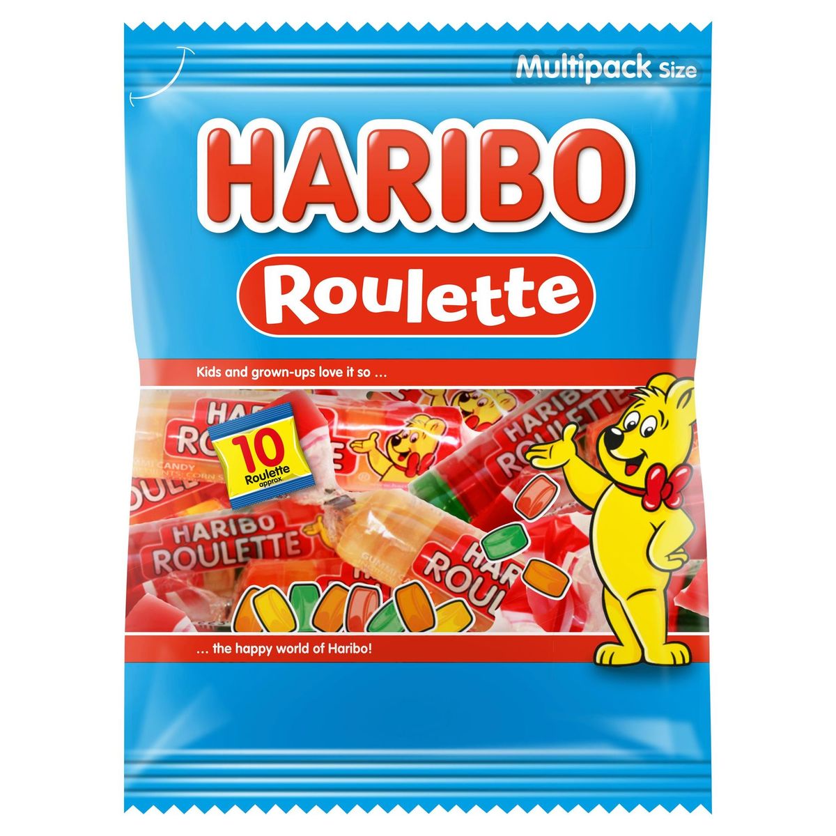 Haribo Roulette Confiserie Gélifiée 10 x 25 g