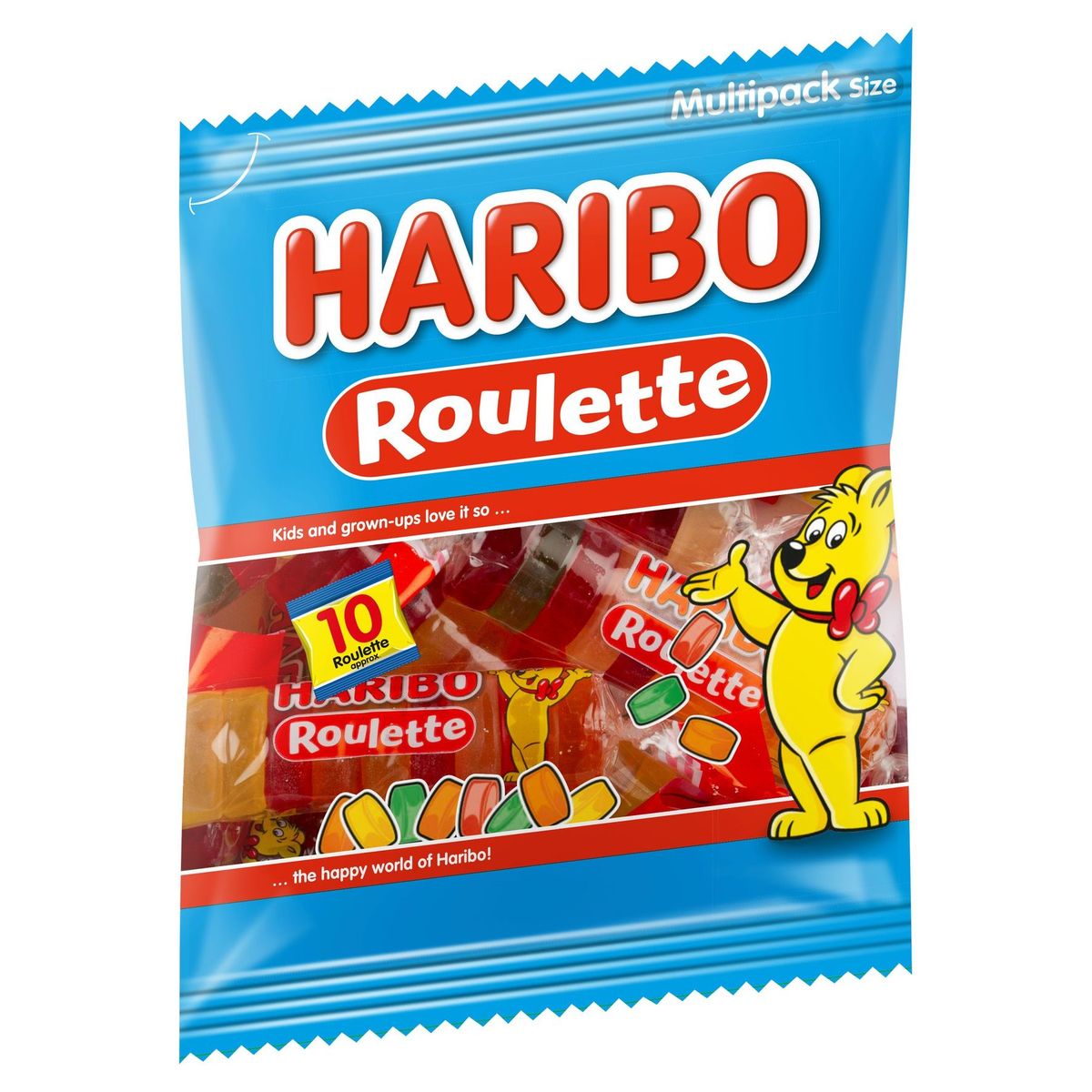 Haribo Roulette Fruitgom 10 x 25 g