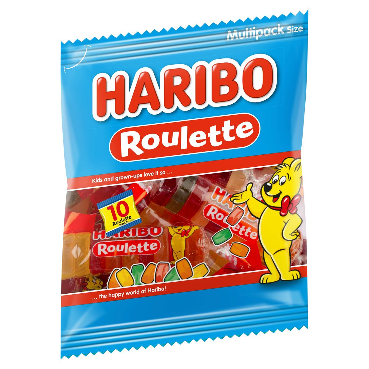 Haribo Roulette Fruitgom 10 x 25 g