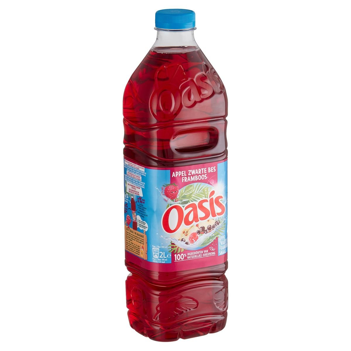 Oasis Appel Zwarte Bes Framboos 2 L