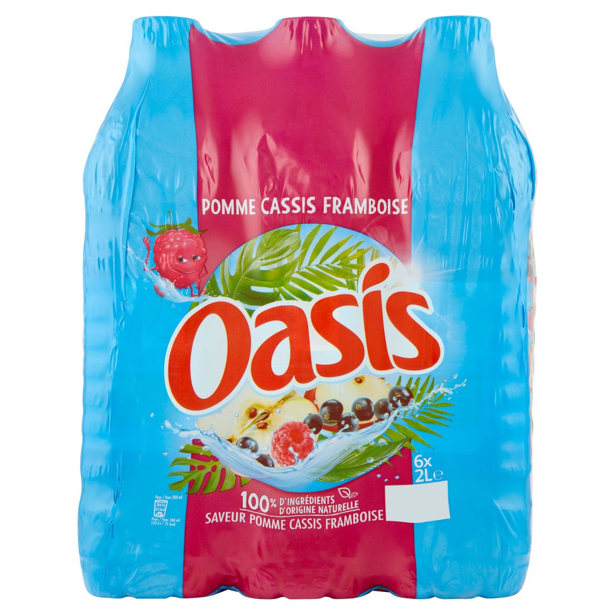 Oasis Saveur Pomme Cassis Framboise 6 x 2 L