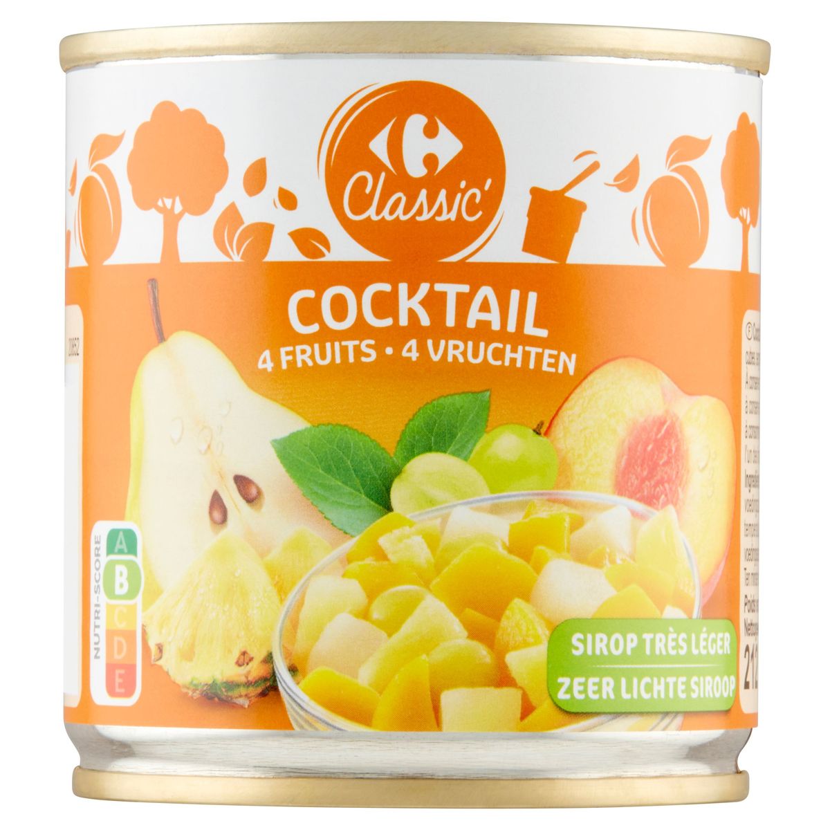 Carrefour Classic' Cocktail 4 Fruits 212 g