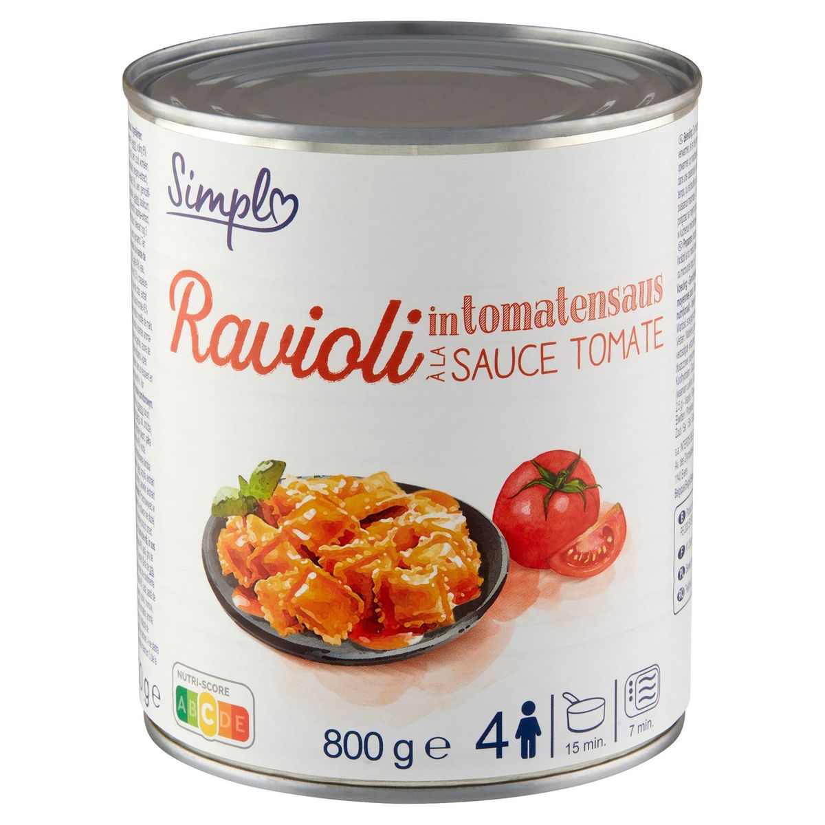 Simpl Ravioli à la Sauce Tomate 800 g