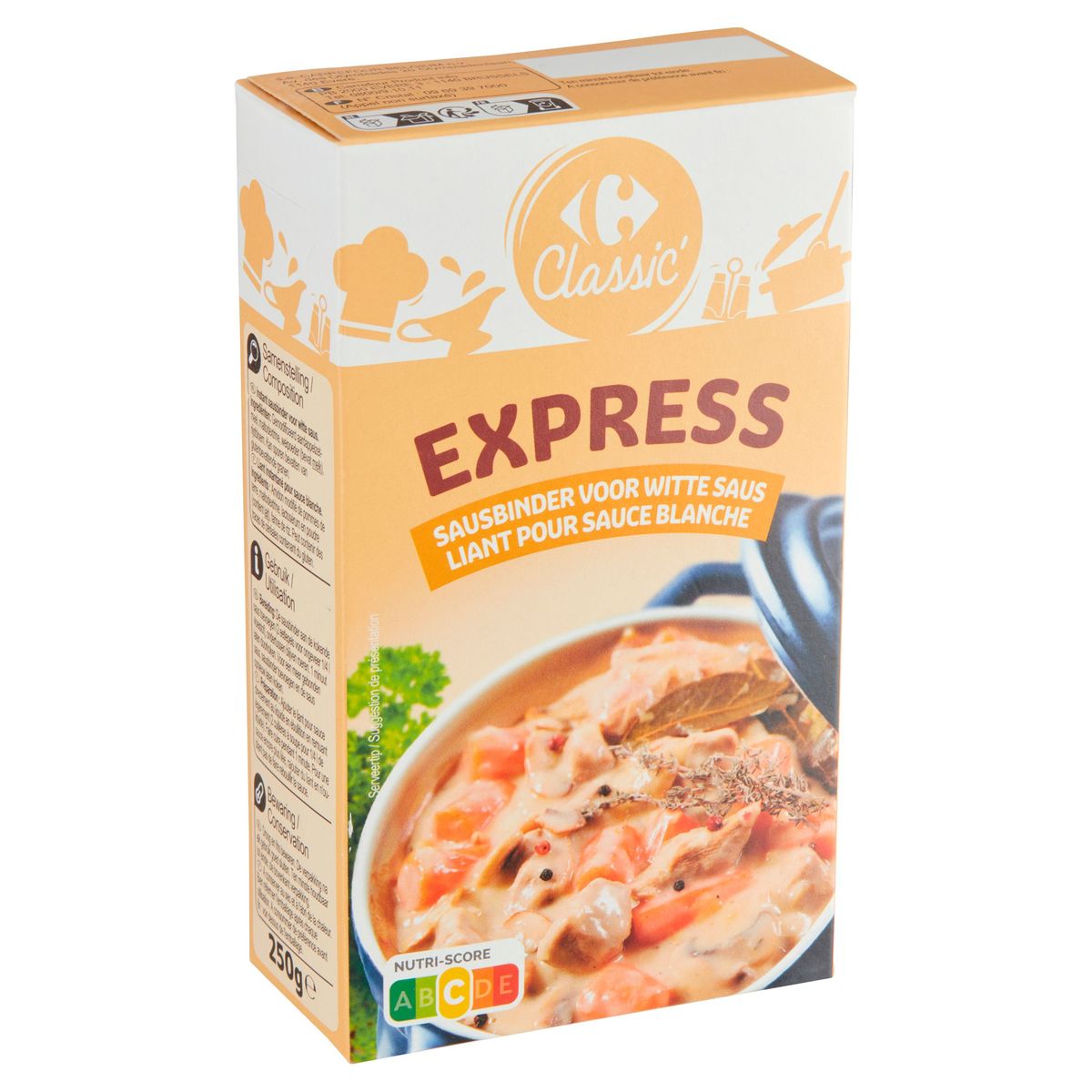 Carrefour Classic' Express Liant pour Sauce Blanche 250 g