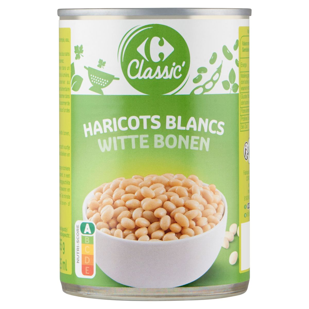 Carrefour Classic' Witte Bonen 400 g