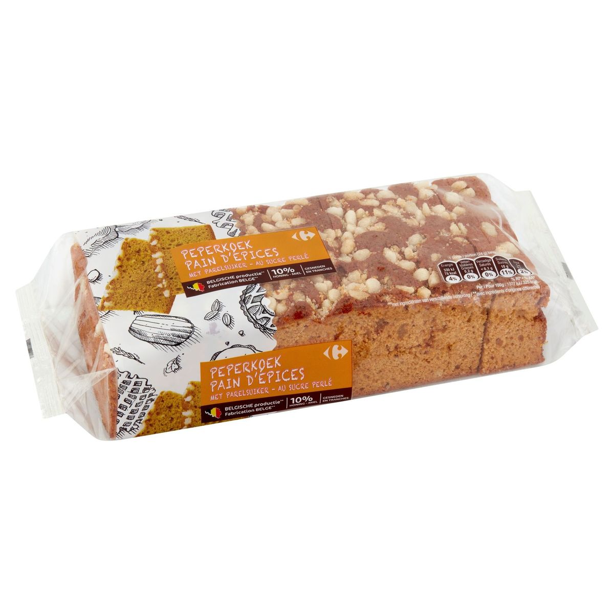 Carrefour Pain d'Épices au Sucre Perlé 500 g