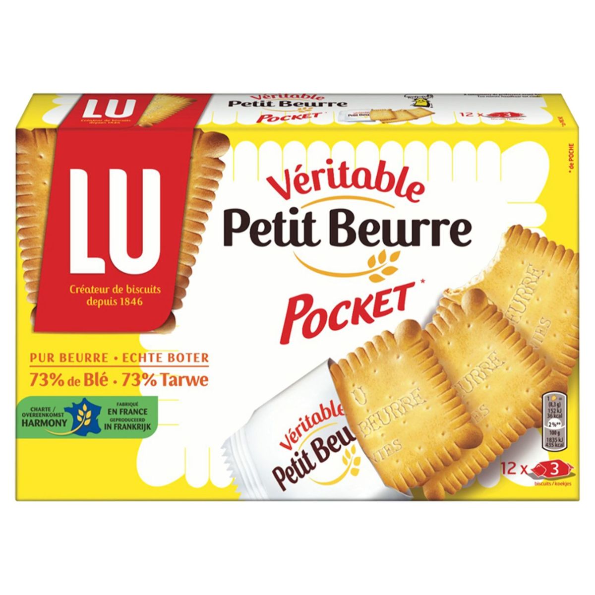 LU Véritable Petit Beurre Pocket 36 Koeken 300 g