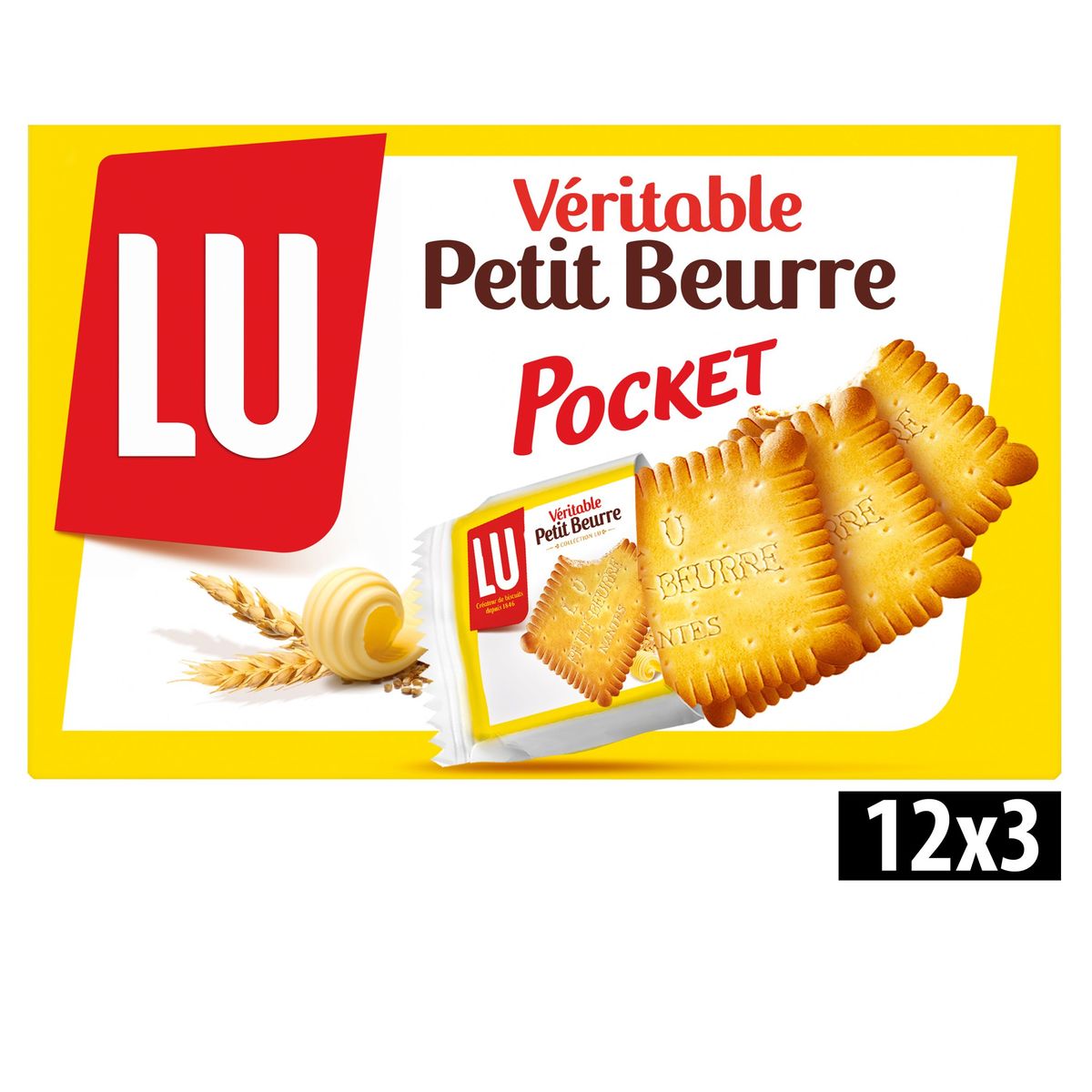 LU Véritable Petit Beurre De Poche 36 Biscuits 300 g