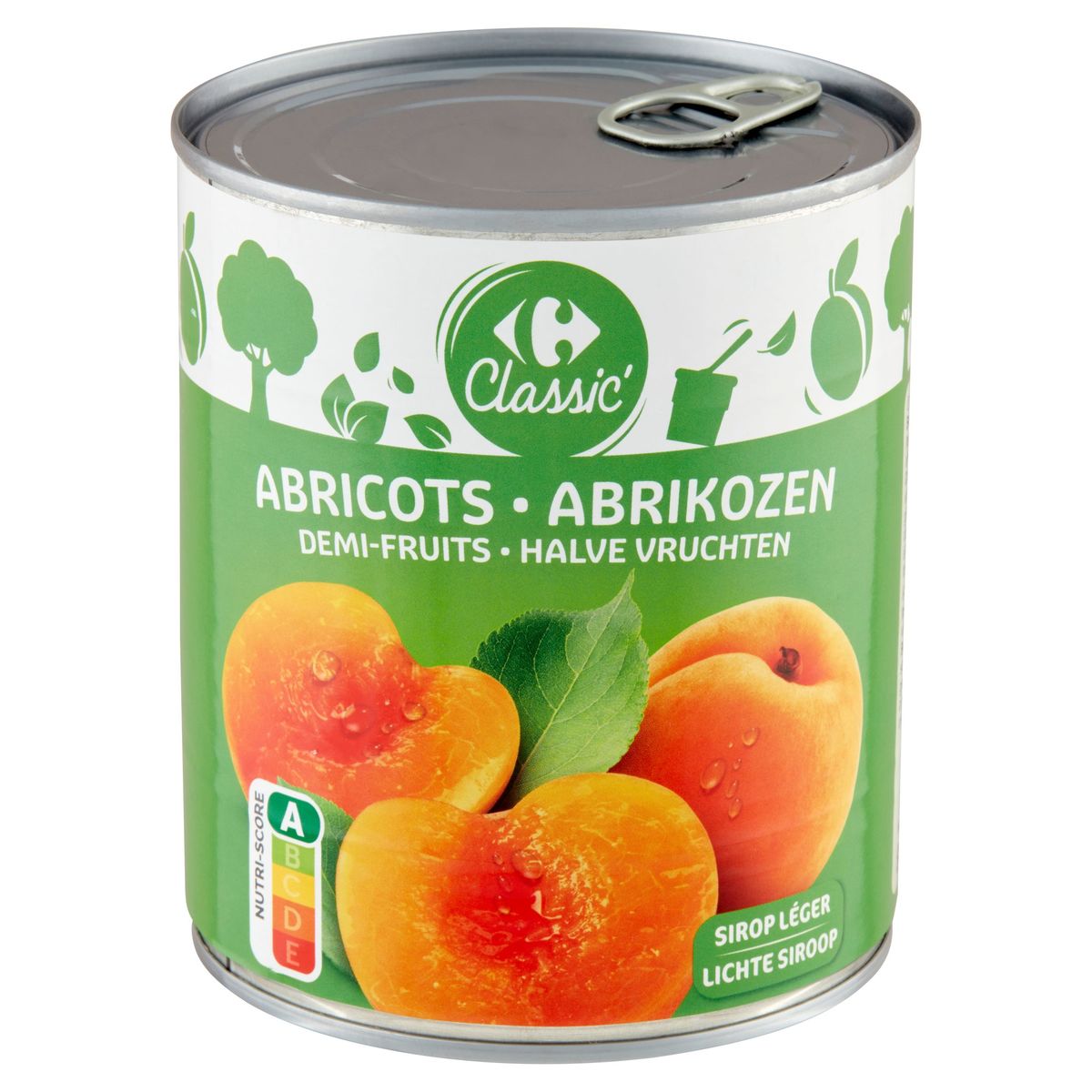Carrefour Classic' Abricots Demi-Fruits 825 g