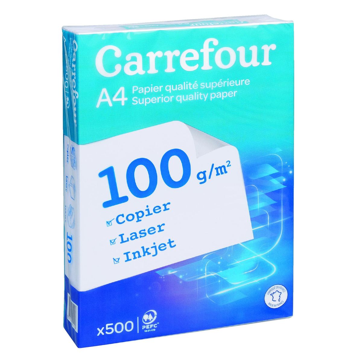 Ramette A4 160g 100 feuilles REY : les 100 feuilles à Prix Carrefour