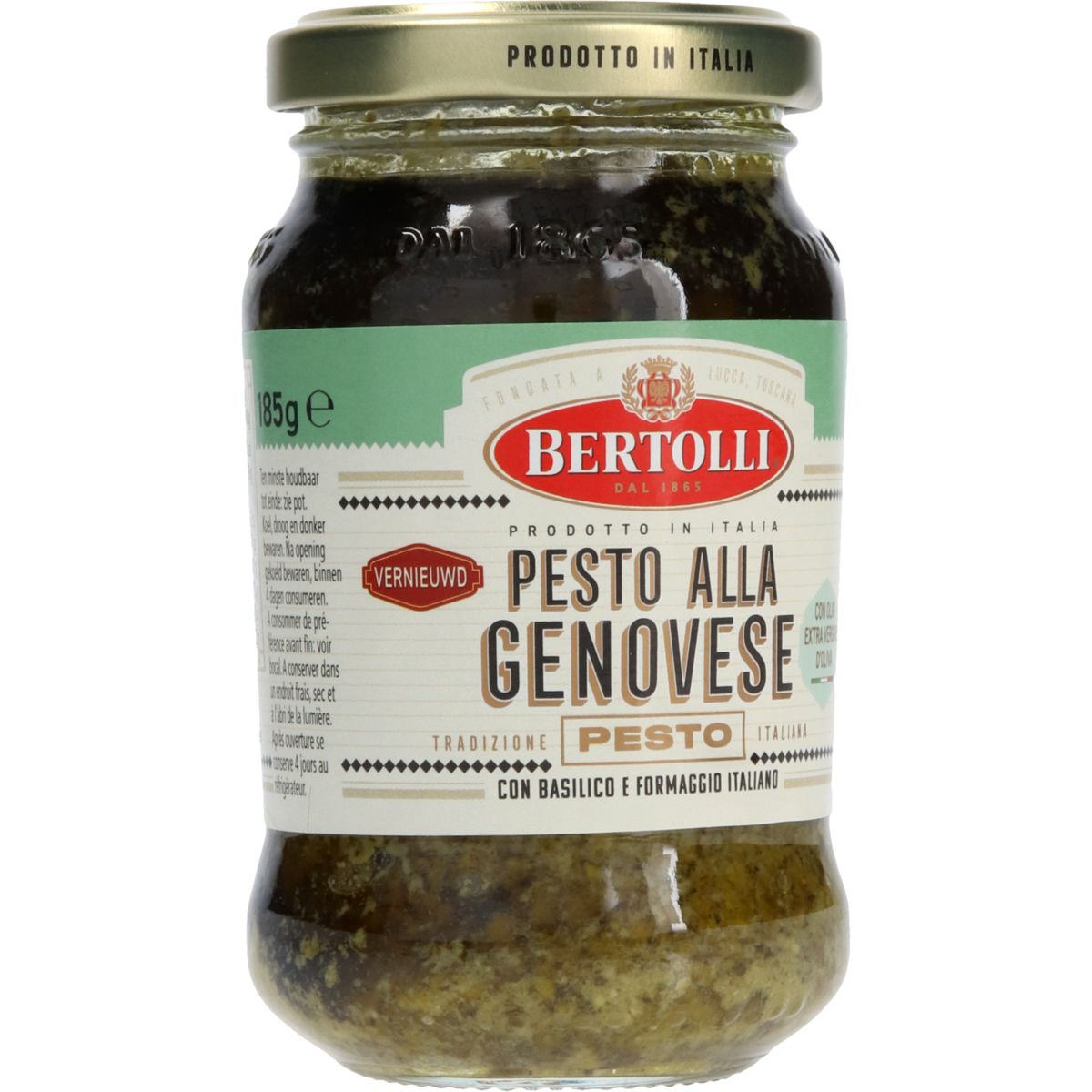 Bertolli Pesto vert Génoise 185g bocal