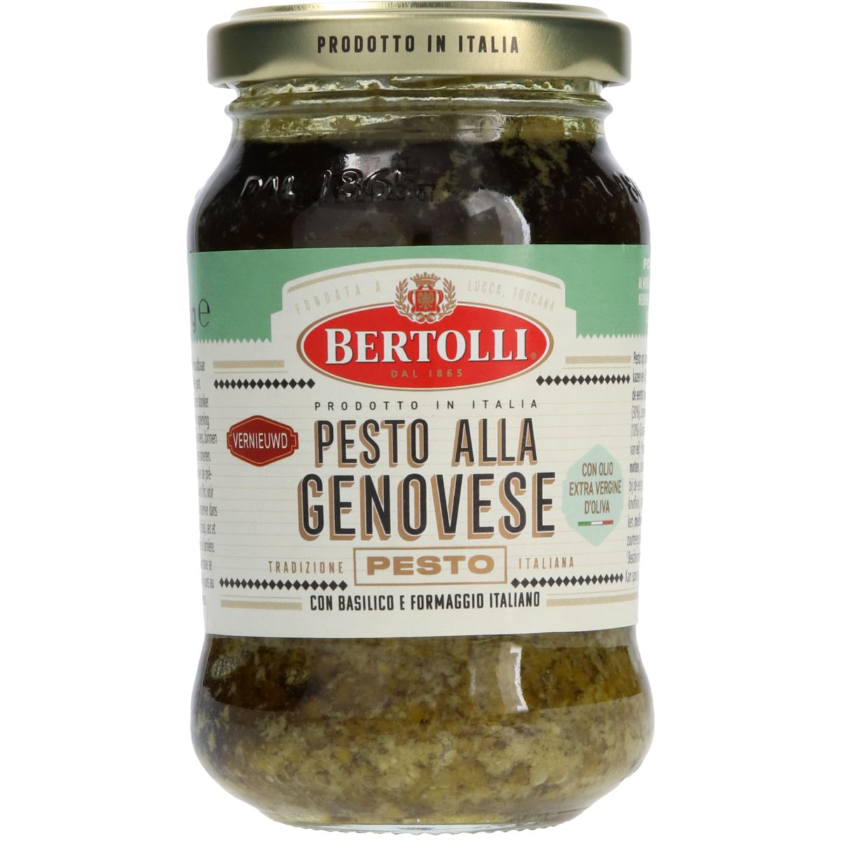 Bertolli Pesto vert Génoise 185g bocal