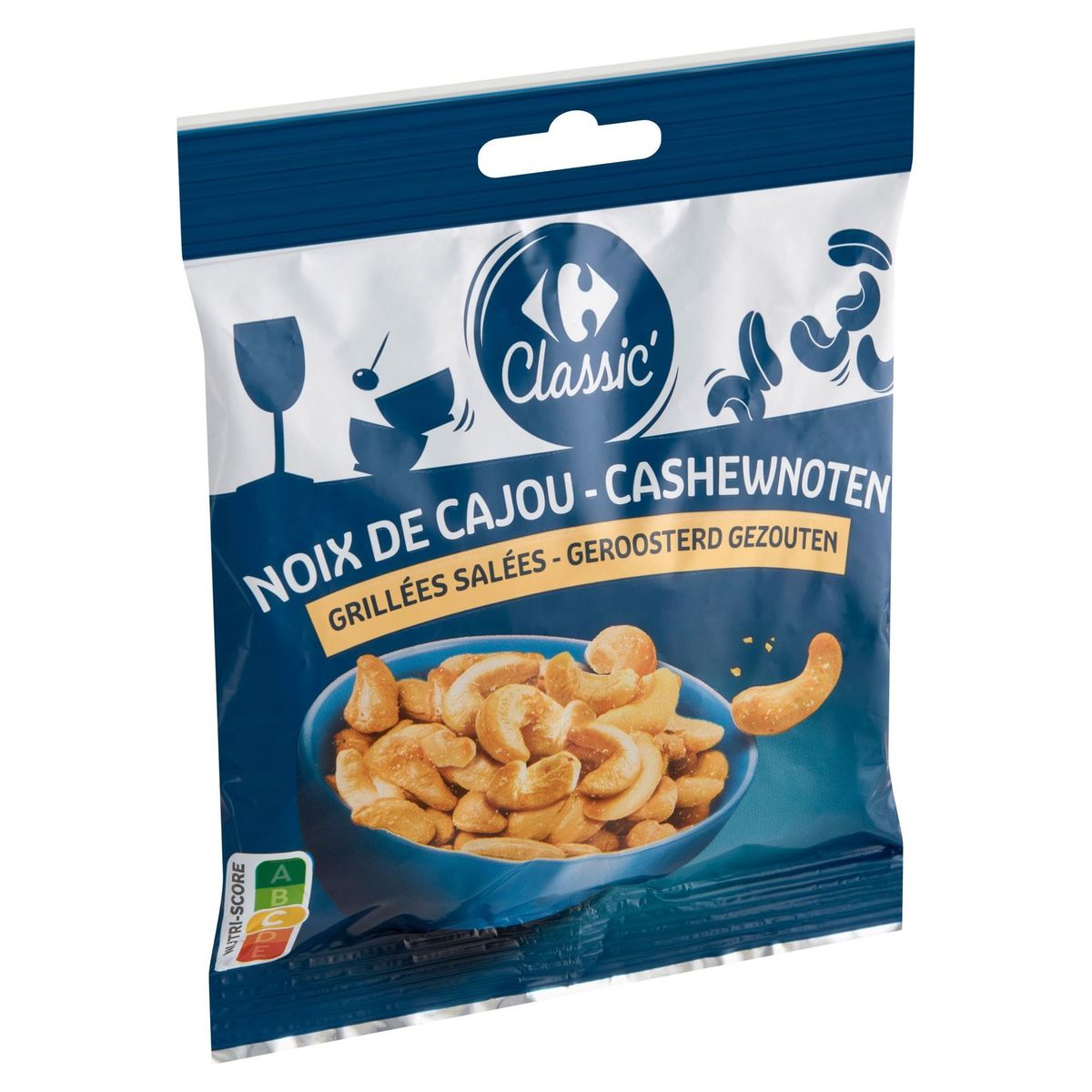 Carrefour Classic' Noix de Cajou Grillées Salées 125 g