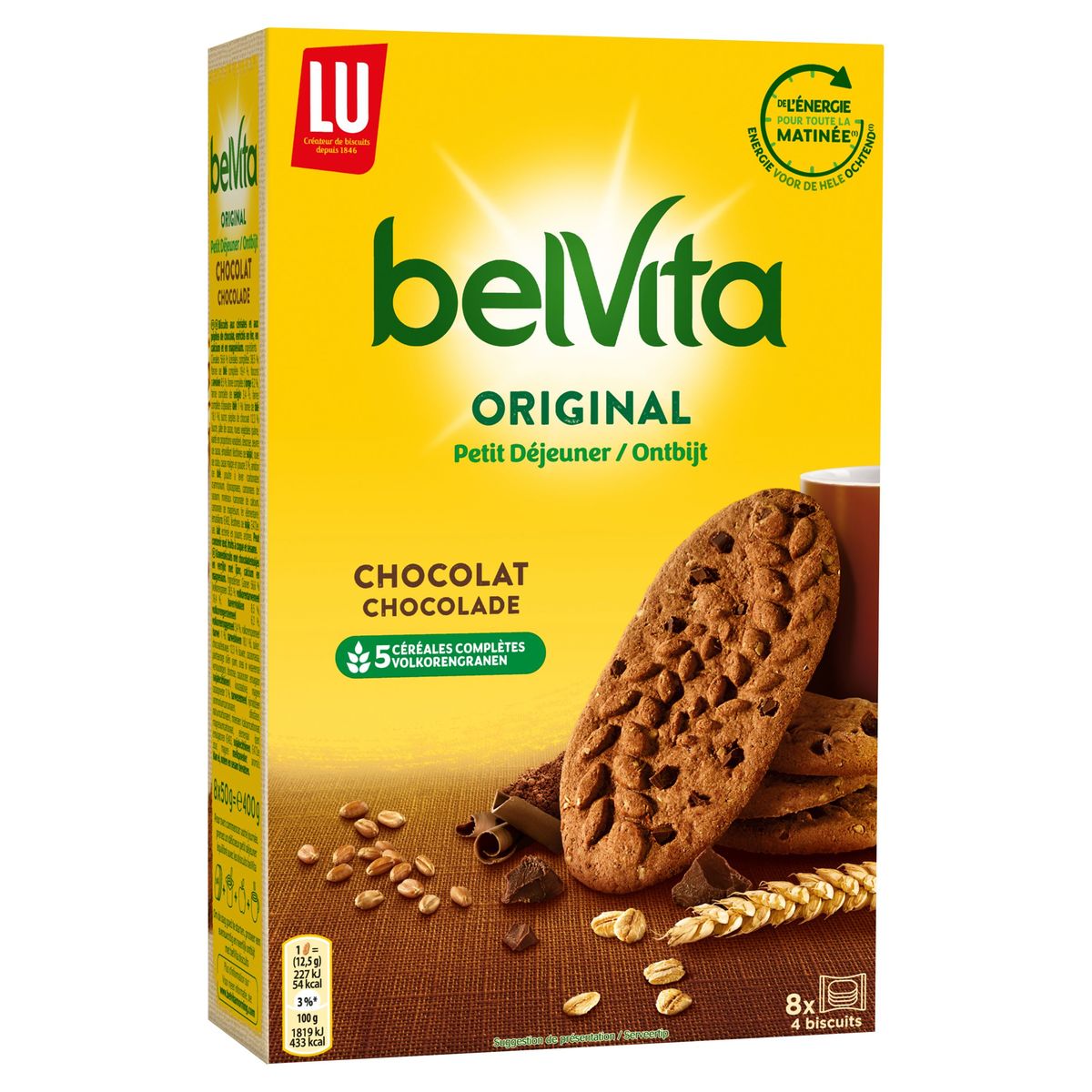 BelVita Petit Déjeuner Biscuits Chocolat 400 g