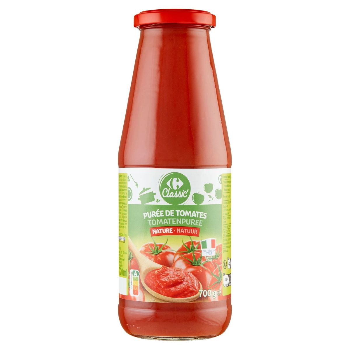 Carrefour Classic' Purée de Tomates Nature 700 g